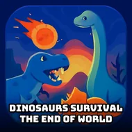 Dinosaurs Survival The End Of World - Defense Waves game